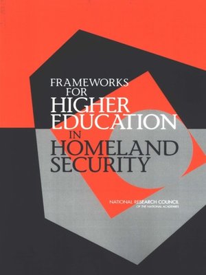 cover image of Frameworks for Higher Education in Homeland Security